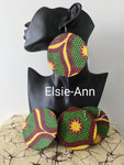 Ankara/African Print Large Earrings