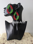 Beaded/Maasai Tear Drop Earrings