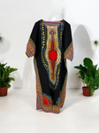 Black Dashiki Maxi Dress