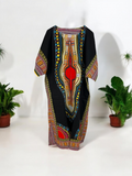 Black Dashiki Maxi Dress