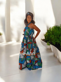 African  Print / Ankara Maxi Dress.