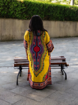 Yellow Dashiki Maxi Dress