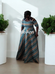 African Print Ankara Summer Maxi Dress