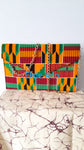 Kente  African Wax/Ankara Print  Clutch/Evening Bag