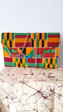 Kente  African Wax/Ankara Print  Clutch/Evening Bag