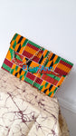 Kente  African Wax/Ankara Print  Clutch/Evening Bag