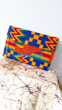 Blue Kente  African Wax/Print  Ankara Cluth/Evening Bag