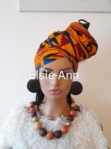 Kente African Print/ Ankara Head Wrap